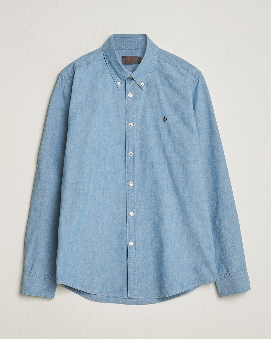 Herren | Hemden | Morris | Slim Fit Chambray Shirt Blue