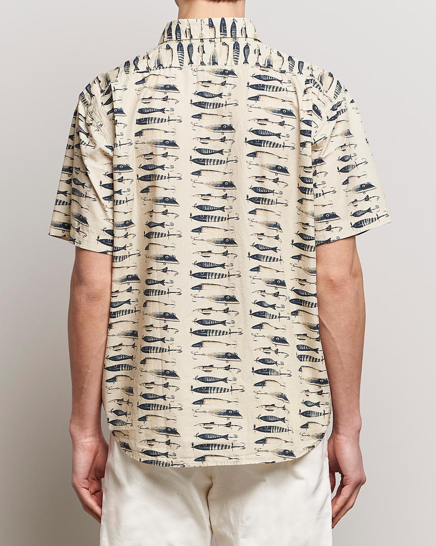 Herren | Hemden | Filson | Washed Short Sleeve Feather Cloth Shirt Natural