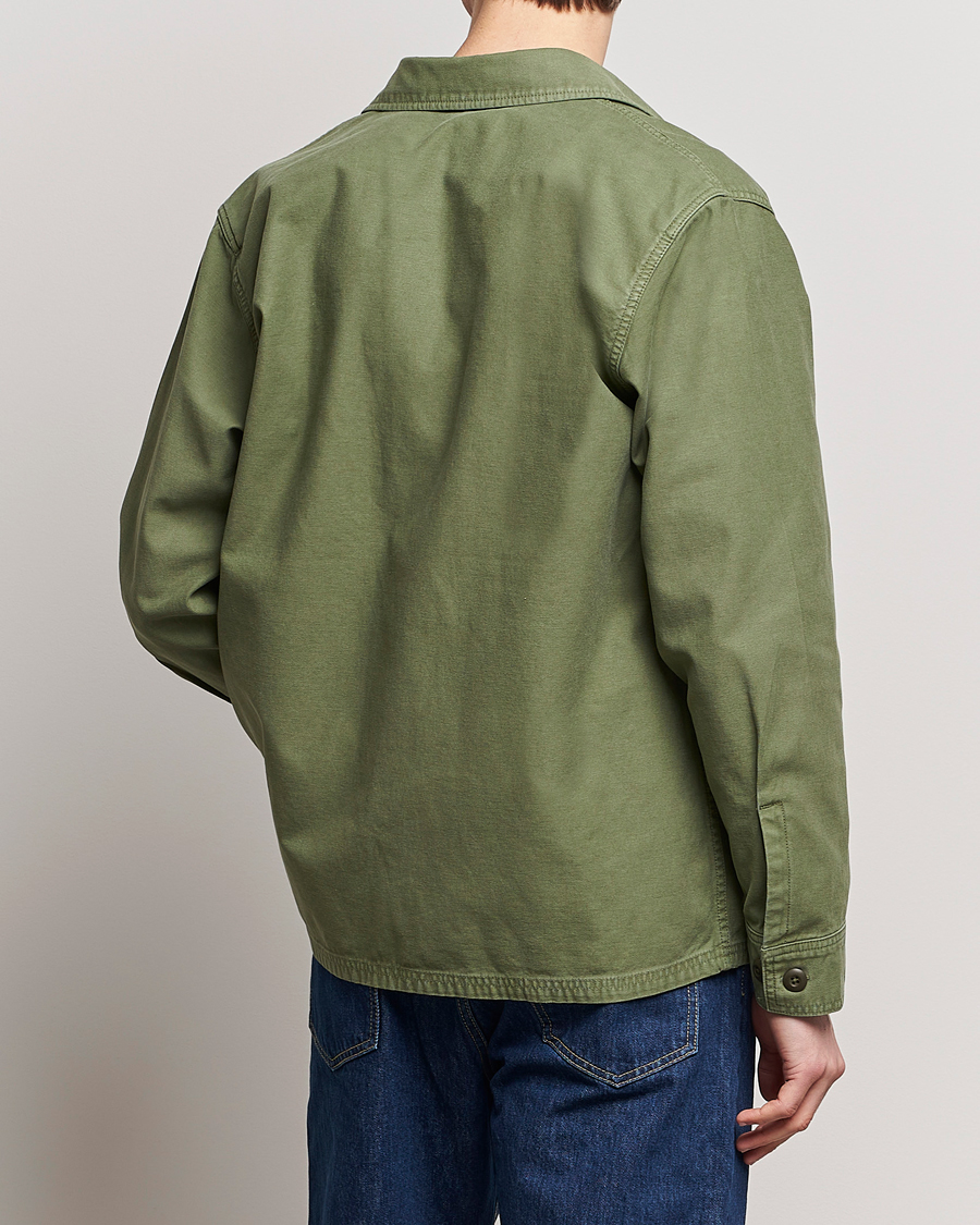 Herren | Jacken | Filson | Reverse Sateen Jac-Shirt Washed Green