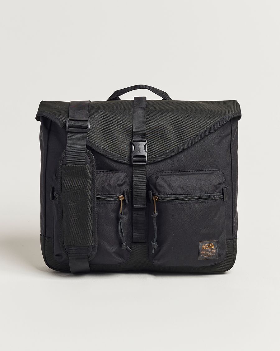Herren | Filson Surveyor Messenger Bag Black | Filson | Surveyor Messenger Bag Black