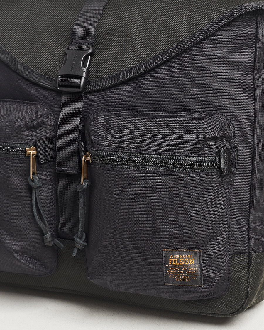 Herren | Filson Surveyor Messenger Bag Black | Filson | Surveyor Messenger Bag Black