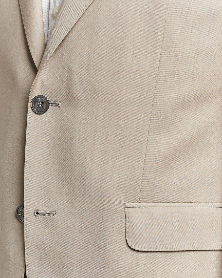 Herren | Anzüge | Oscar Jacobson | Fogerty Super 130's Wool Suit Beige