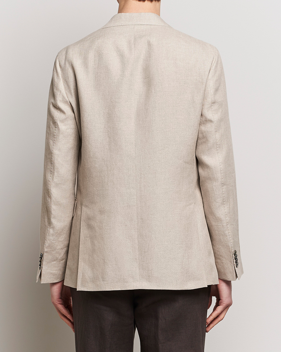Herren | Sakkos | Oscar Jacobson | Fogerty Linen Blazer Beige