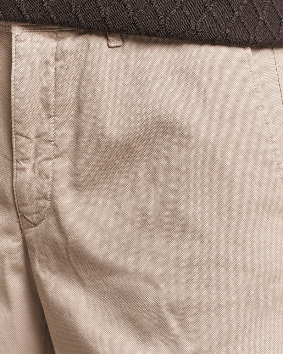 Herren | Shorts | Oscar Jacobson | Teodor Cotton Shorts Beige