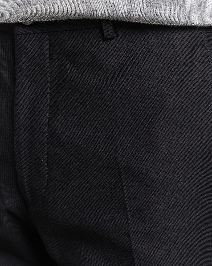Herren | Hosen | Oscar Jacobson | Decker Cotton Trousers Black