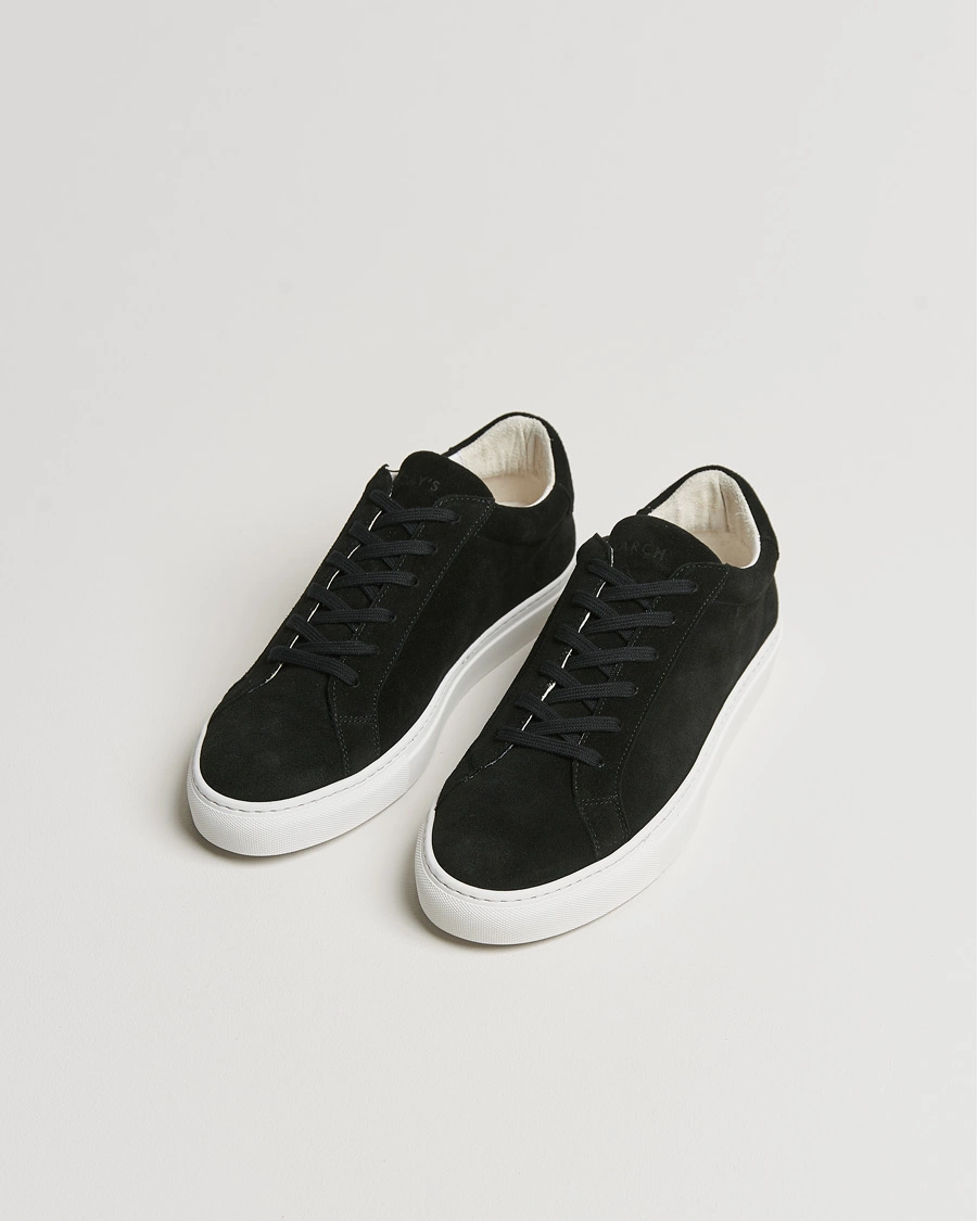 Herren |  | A Day's March | Suede Marching Sneaker Black