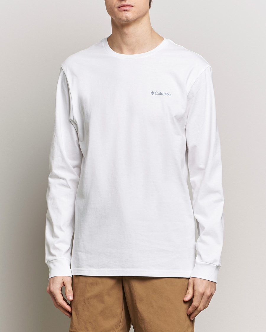 Herren | Langarm T-Shirt | Columbia | Explorers Canyon Long Sleeve T-Shirt White