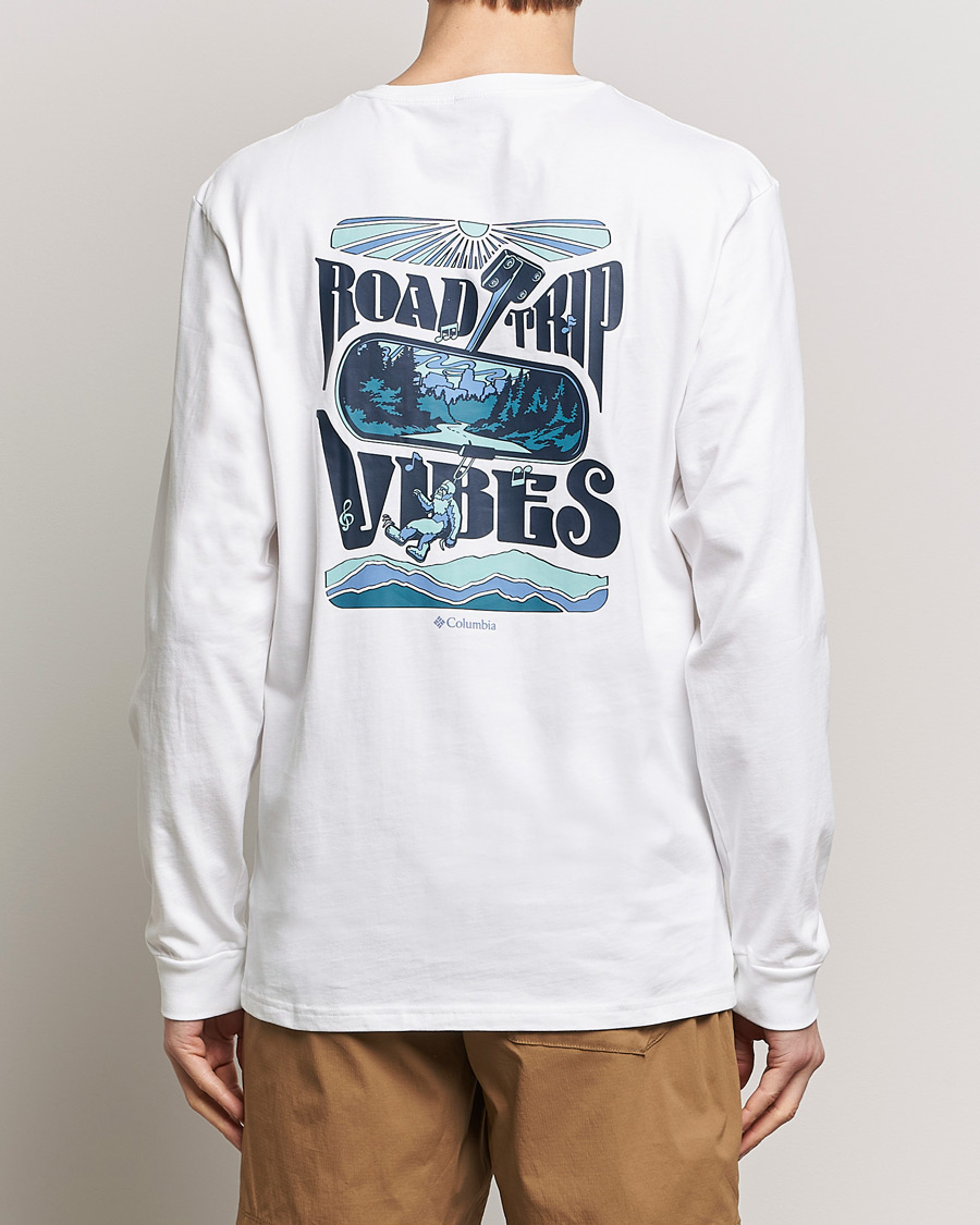 Herren | T-Shirts | Columbia | Explorers Canyon Long Sleeve T-Shirt White