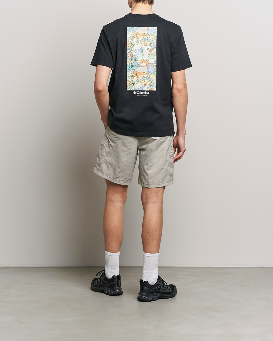 Herren | T-Shirts | Columbia | Explorers Canyon Back Print T-Shirt Black