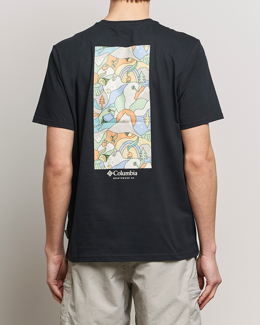 Herren | T-Shirts | Columbia | Explorers Canyon Back Print T-Shirt Black
