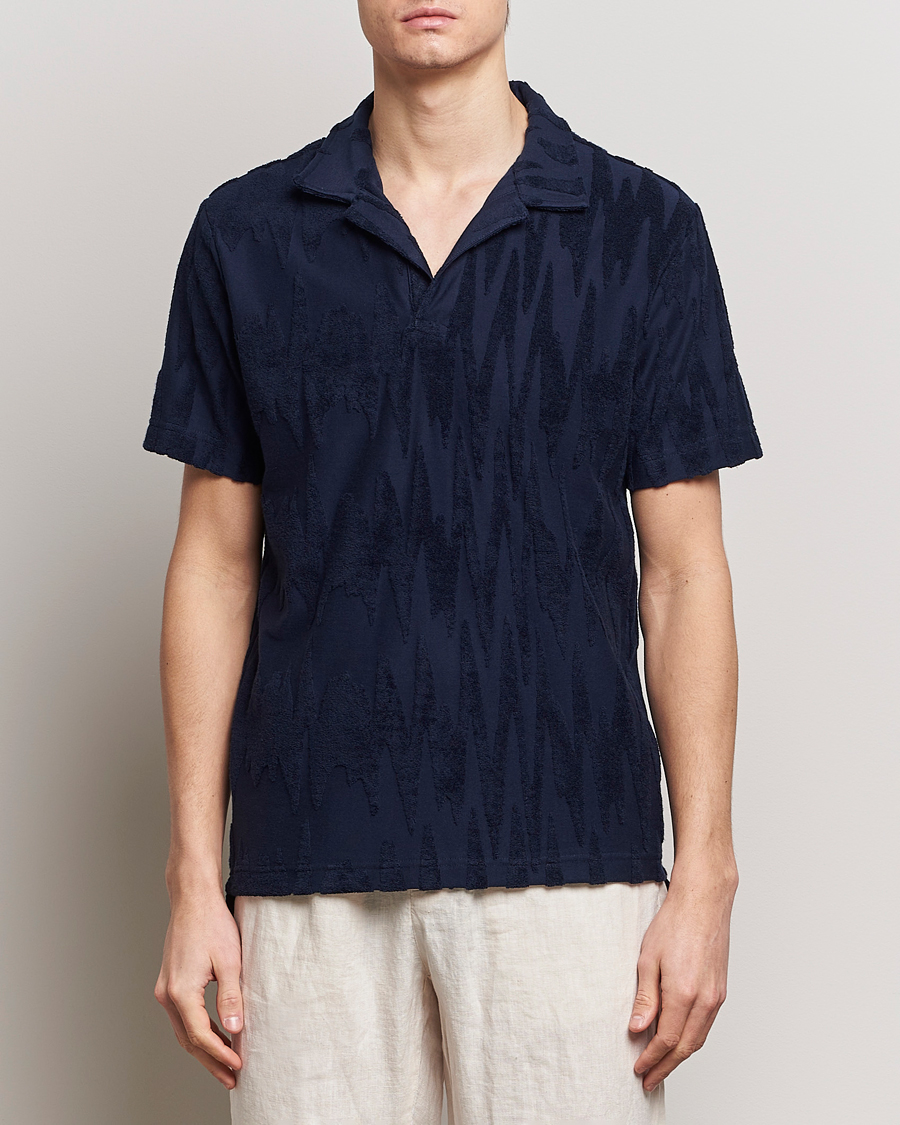 Herren | Poloshirts | OAS | Short Sleeve Terry Polo Glitch