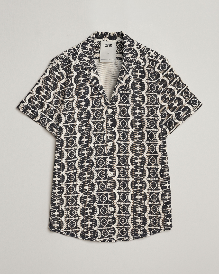 Herren | Hemden | OAS | Short Sleeve Cuba Net Shirt Hypnotise