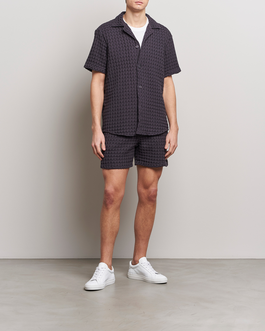 Herren | Shorts | OAS | Porto Waffle Shorts Nearly Black