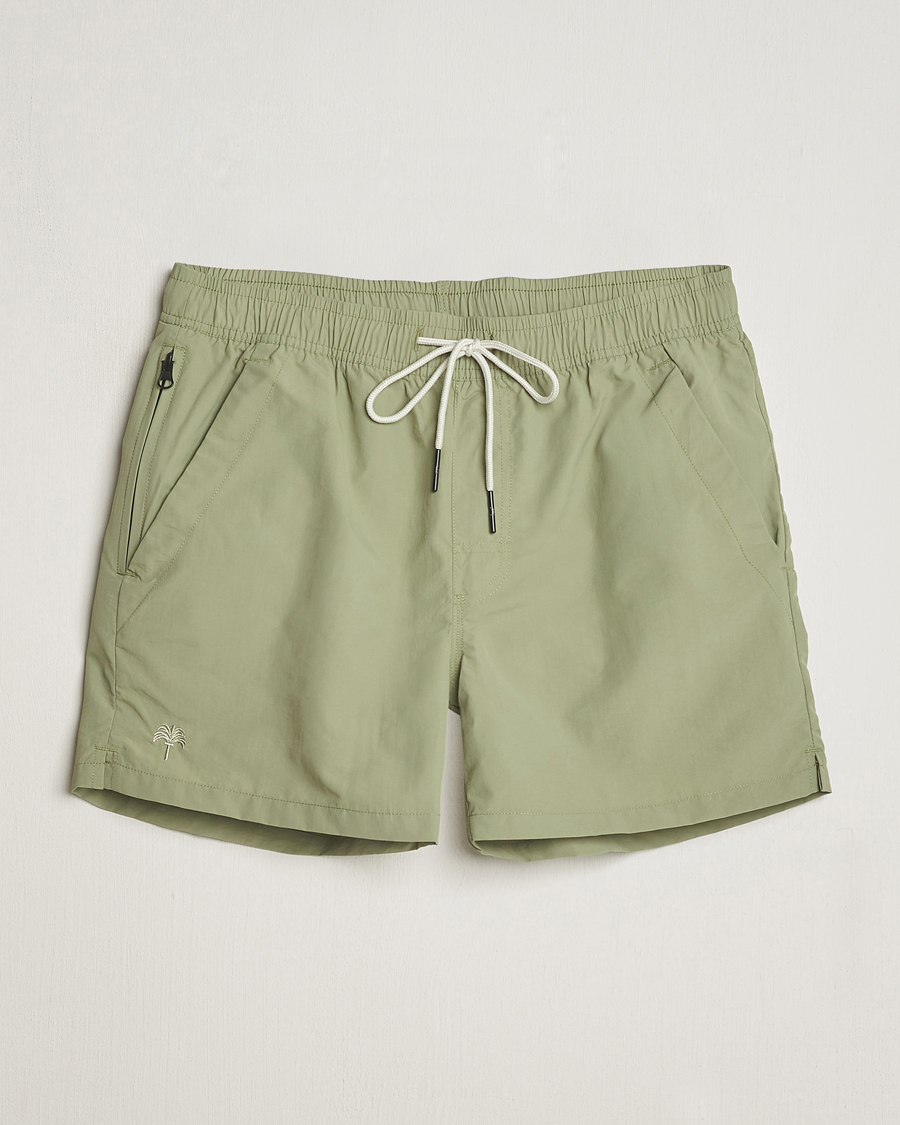 Herren | Badehosen | OAS | Plain Swimshorts Green