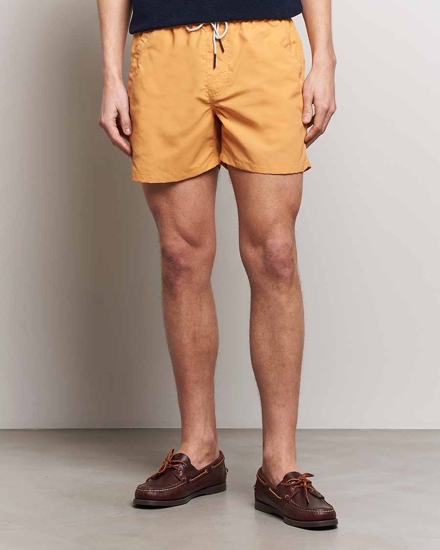 Herren | Badeshorts mit Schnürung | OAS | Plain Swimshorts Orange