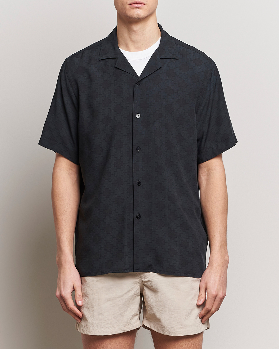 Herren |  | OAS | Viscose Resort Short Sleeve Shirt San Sebastian