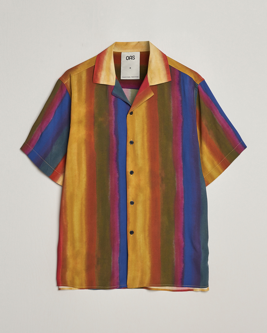Herren | Hemden | OAS | Viscose Resort Short Sleeve Shirt Terrane
