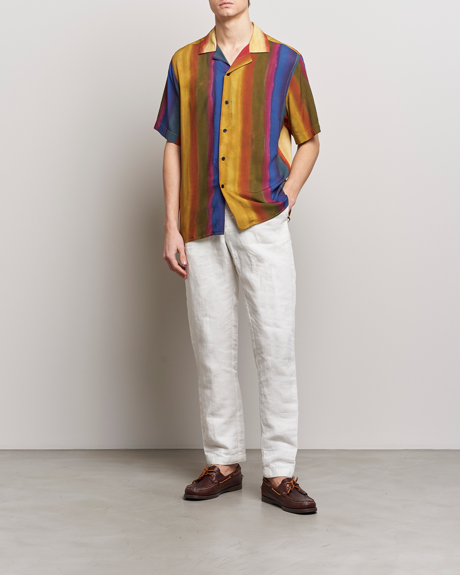 Herren | Hemden | OAS | Viscose Resort Short Sleeve Shirt Terrane