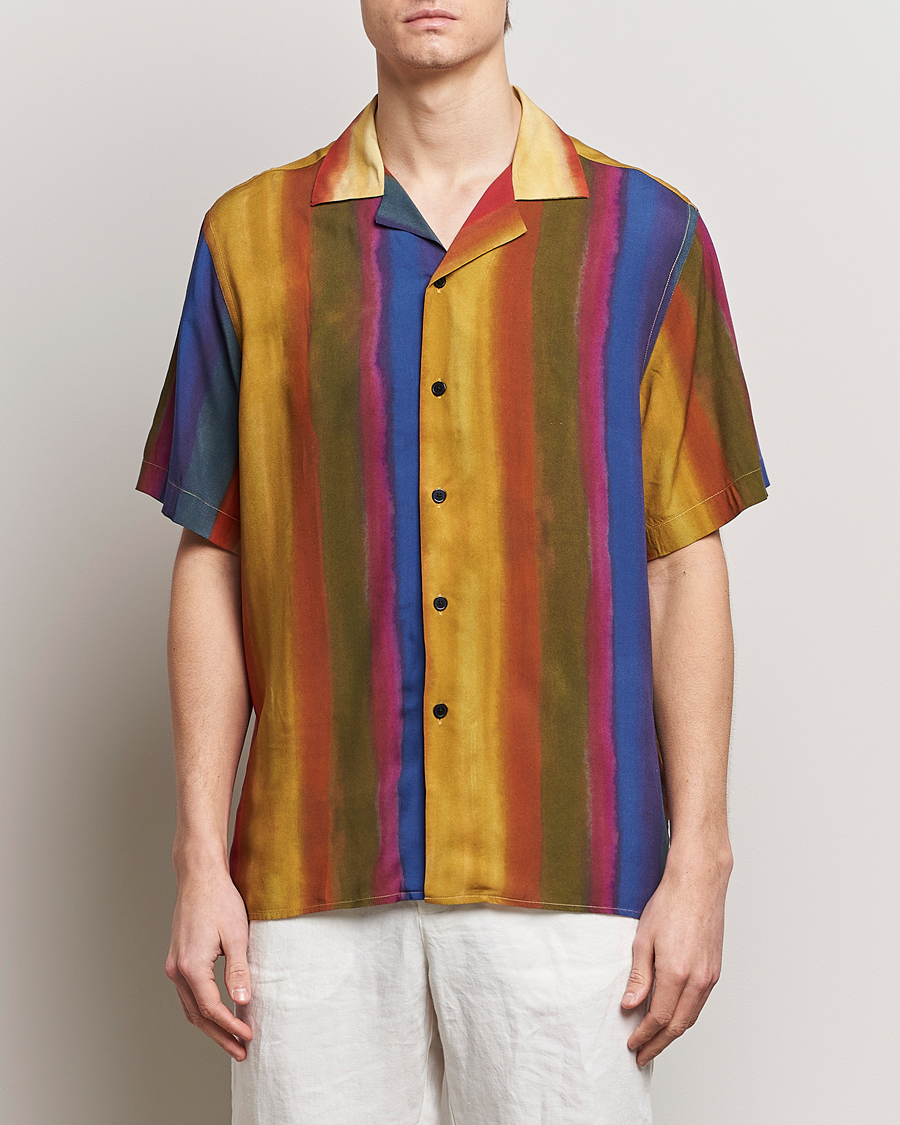 Herren | Freizeithemden | OAS | Viscose Resort Short Sleeve Shirt Terrane