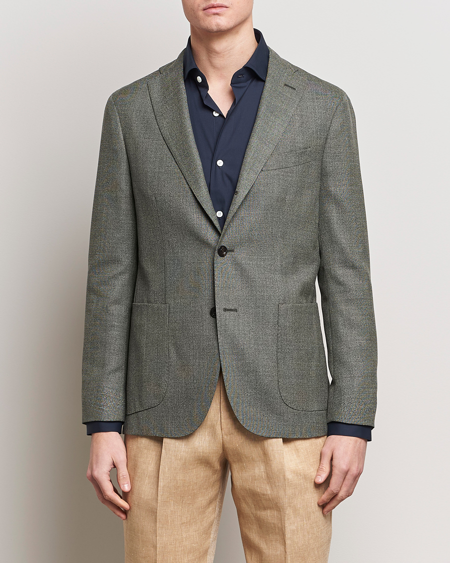 Herren |  | Boglioli | K Jacket Wool Hopsack Blazer Sage Green