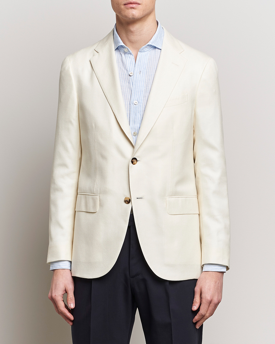 Herren | Italian Department | Boglioli | Cashmere/Silk Cocktail Jacket Off White