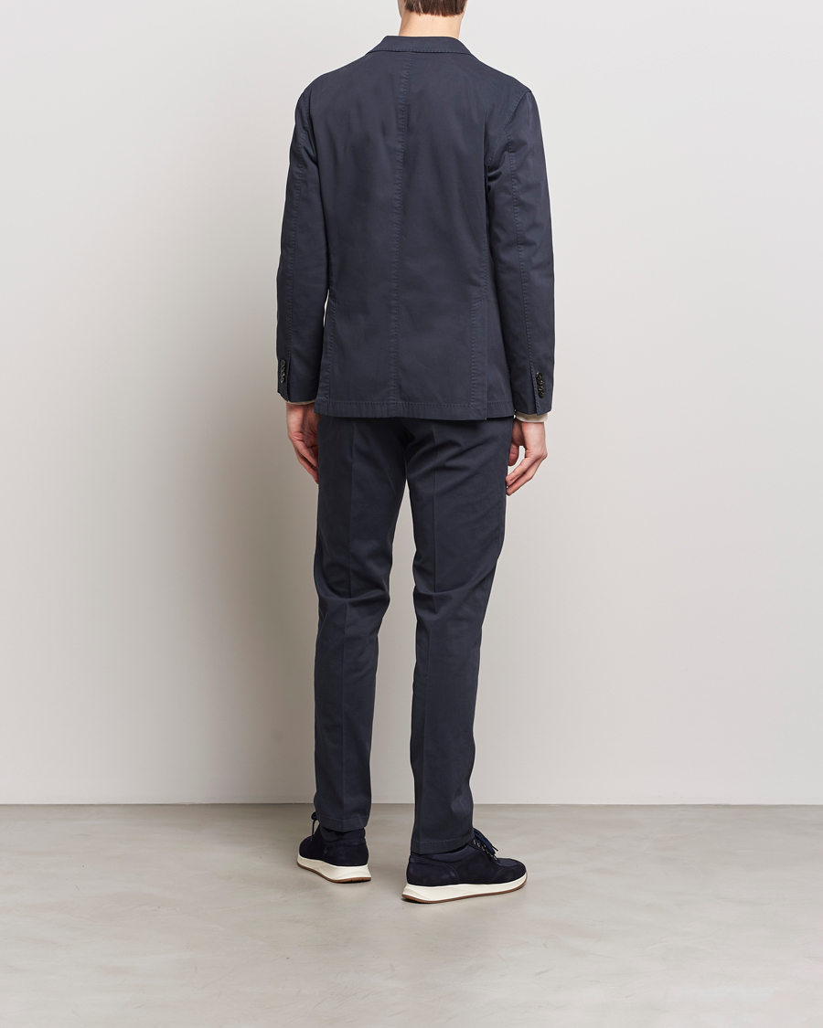 Herren | Anzüge | Boglioli | K Jacket Cotton Stretch Suit Navy