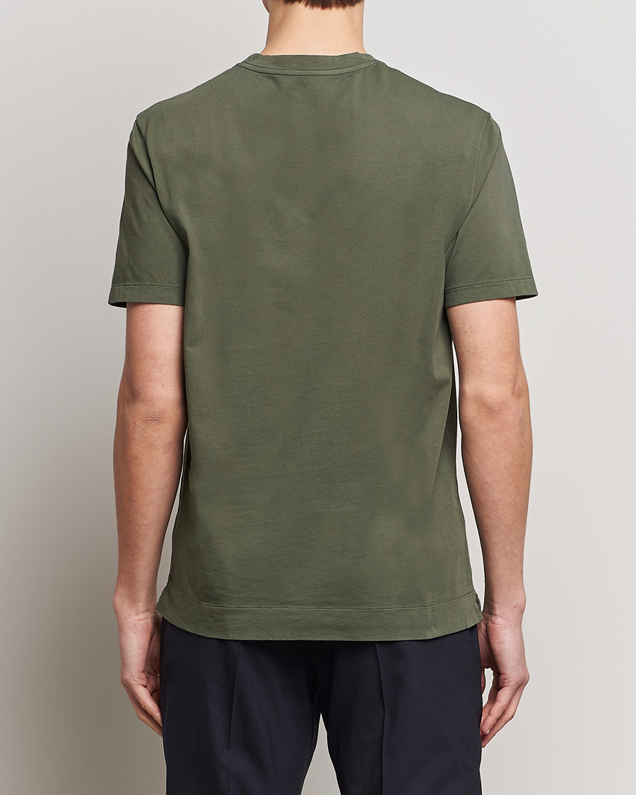 Herren | T-Shirts | Boglioli | Garment Dyed T-Shirt Forest Green