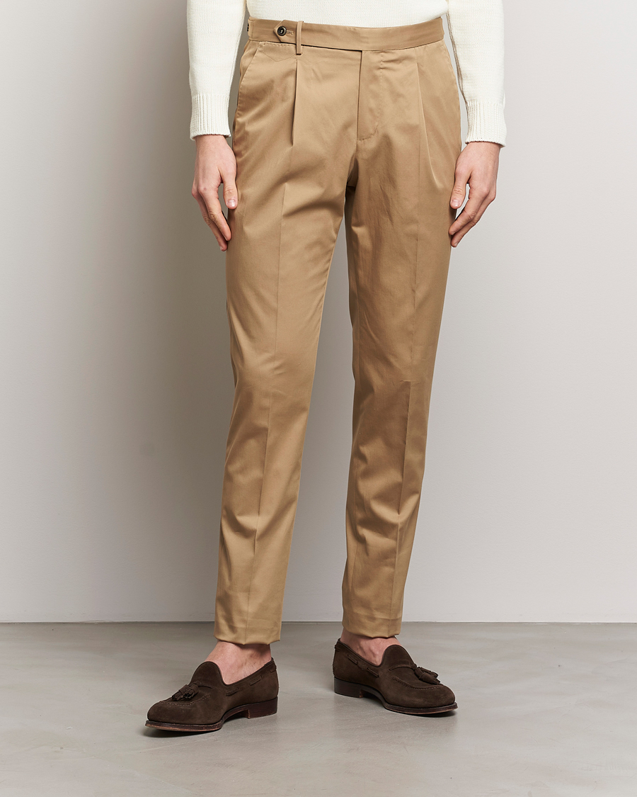 Herren |  | PT01 | Gentleman Fit Cotton/Stretch Chinos Beige