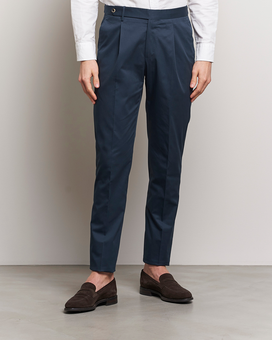 Herren | Kleidung | PT01 | Gentleman Fit Cotton/Stretch Chinos Navy