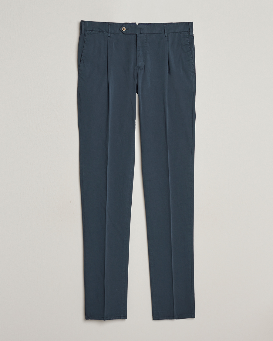 Herren | Hosen | PT01 | Slim Fit Garment Dyed Stretch Chinos Navy