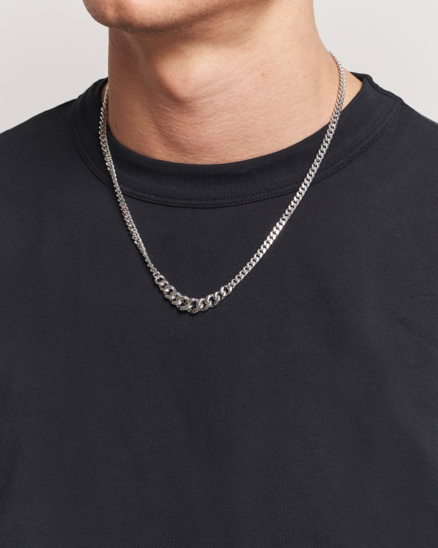 Herren | Tom Wood | Tom Wood | Dean Chain Necklace Silver