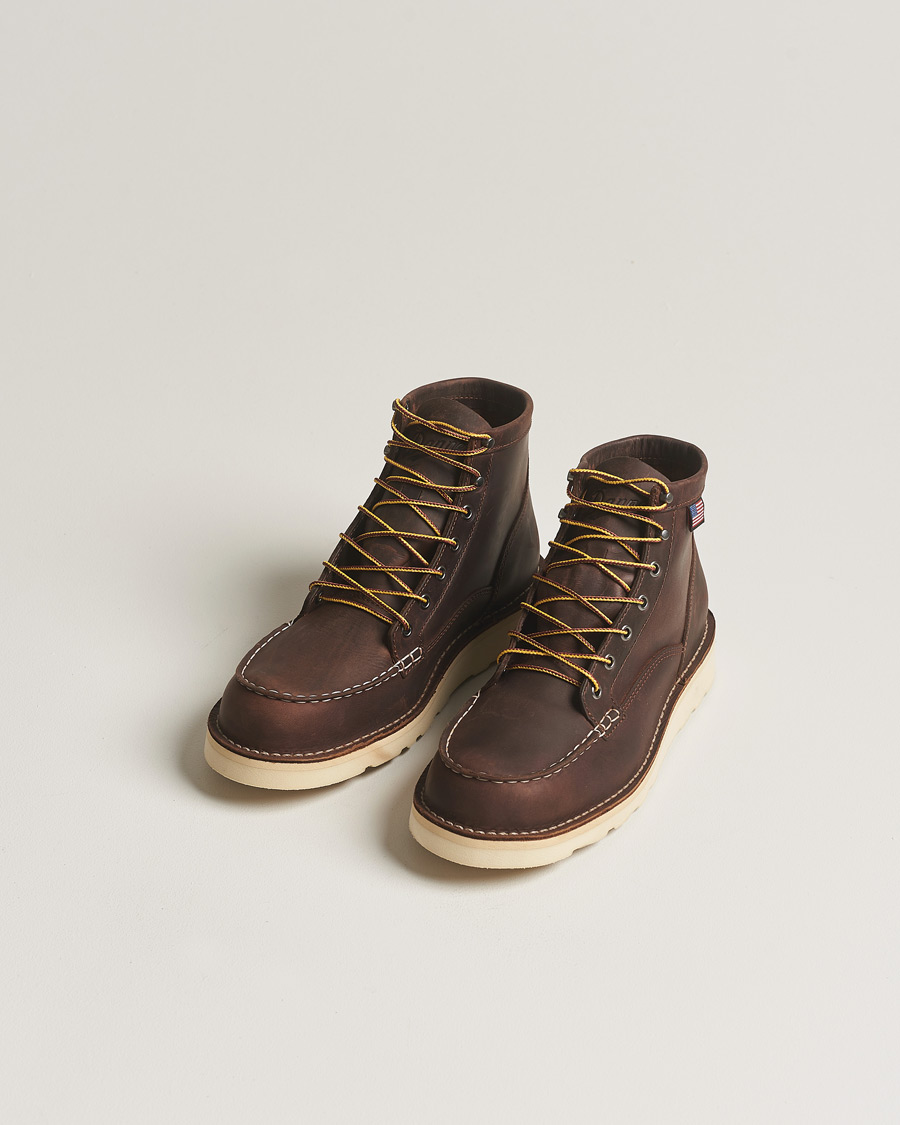 Men |  | Danner | Bull Run Leather Moc Toe Boot Brown