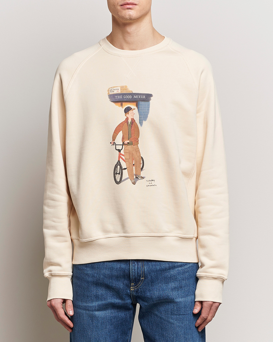 Herren | Sweatshirts | Baracuta | Slowboy Colourmen Cotton Crew Neck Butter