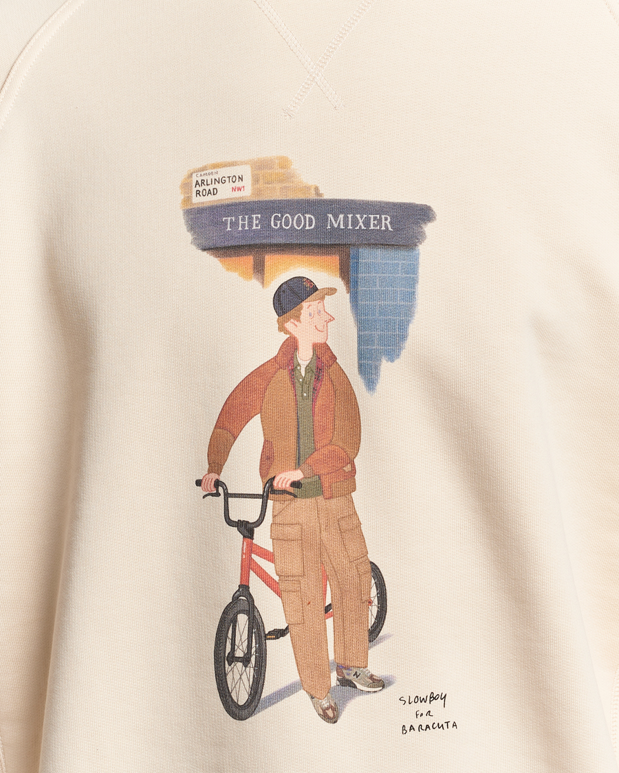 Herren | Pullover | Baracuta | Slowboy Colourmen Cotton Crew Neck Butter