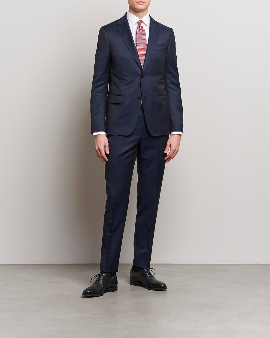 Herr | Kostymer | Zegna | Tailored Wool Suit Navy