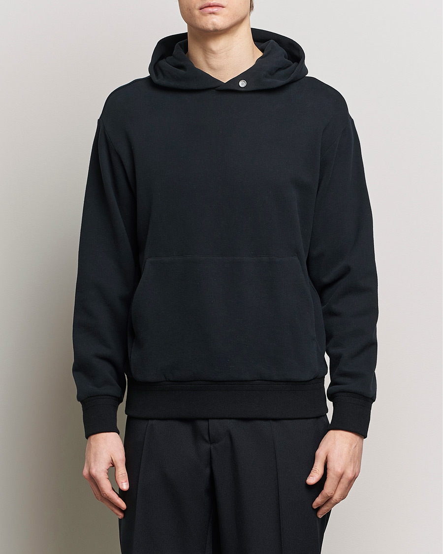 Herren | Italian Department | Zegna | Cotton/Cashmere Hoodie Black