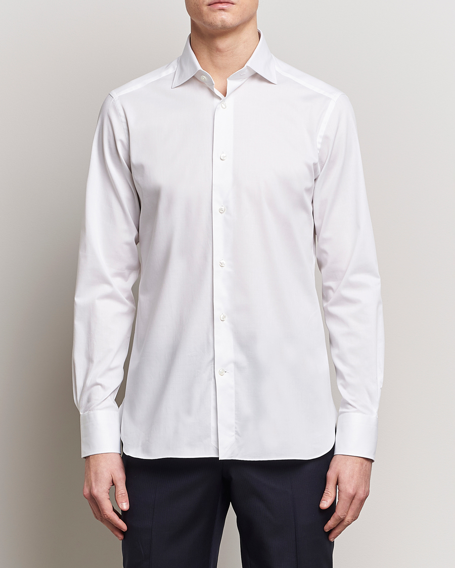 Herren | Businesshemden | Zegna | Slim Fit Dress Shirt White