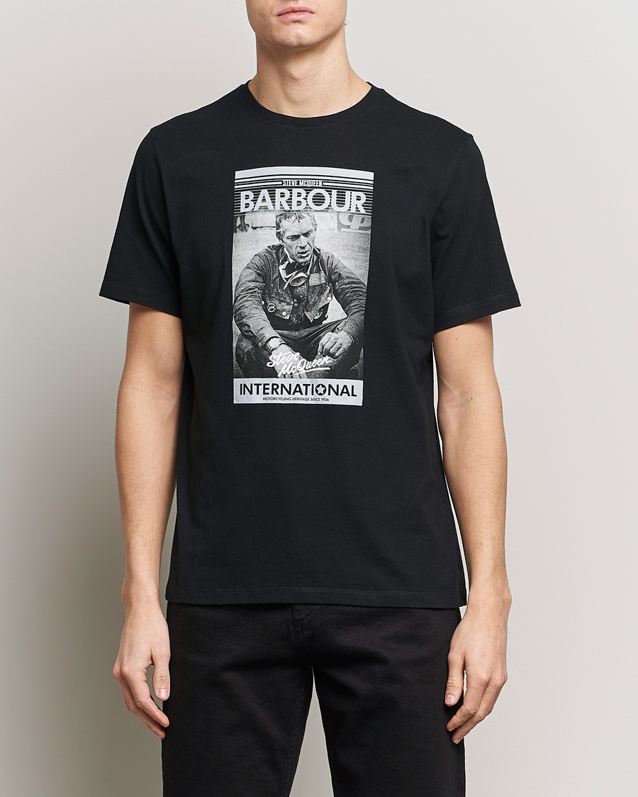 Herr |  | Barbour International | Mount Steve McQueen T-Shirt Black