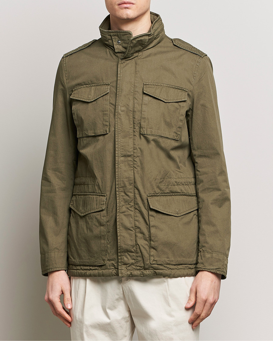 Herren | Stilvolle Jacken | Herno | Cotton Field Jacket Military