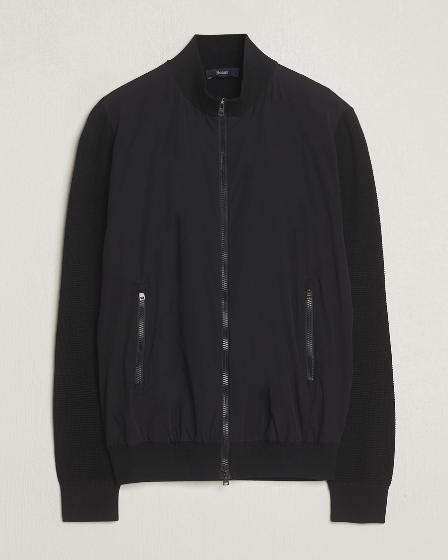 Herren | Jacken | Herno | Hybrid Knit Jacket Black