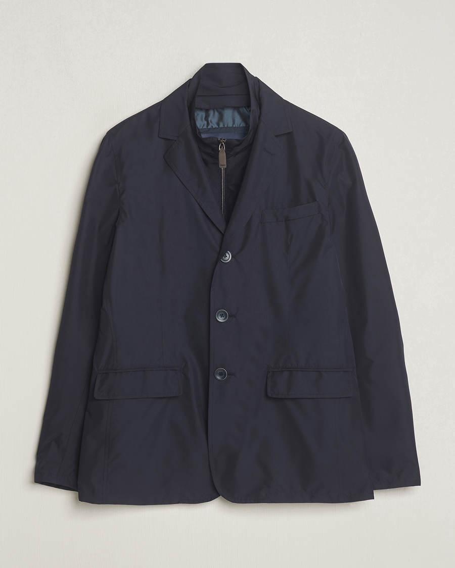 Herren | Jacken | Herno | Lightweight Zip Blazer Navy