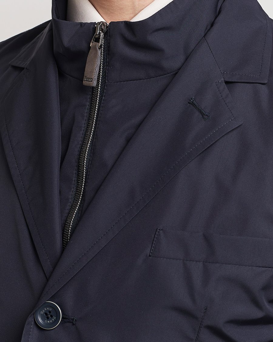 Herren | Jacken | Herno | Lightweight Zip Blazer Navy