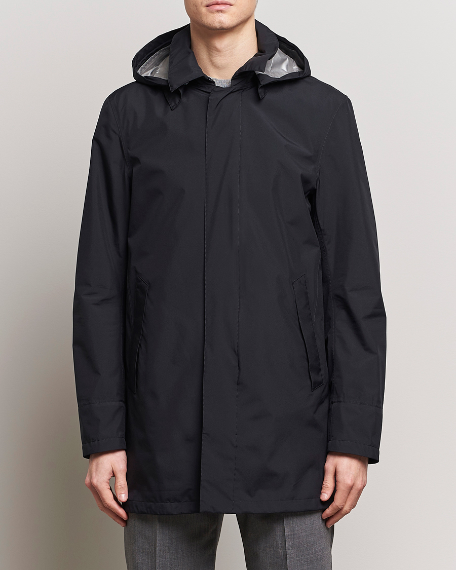 Herren | GORE-TEX | Herno | Laminar Waterproof Coat Black