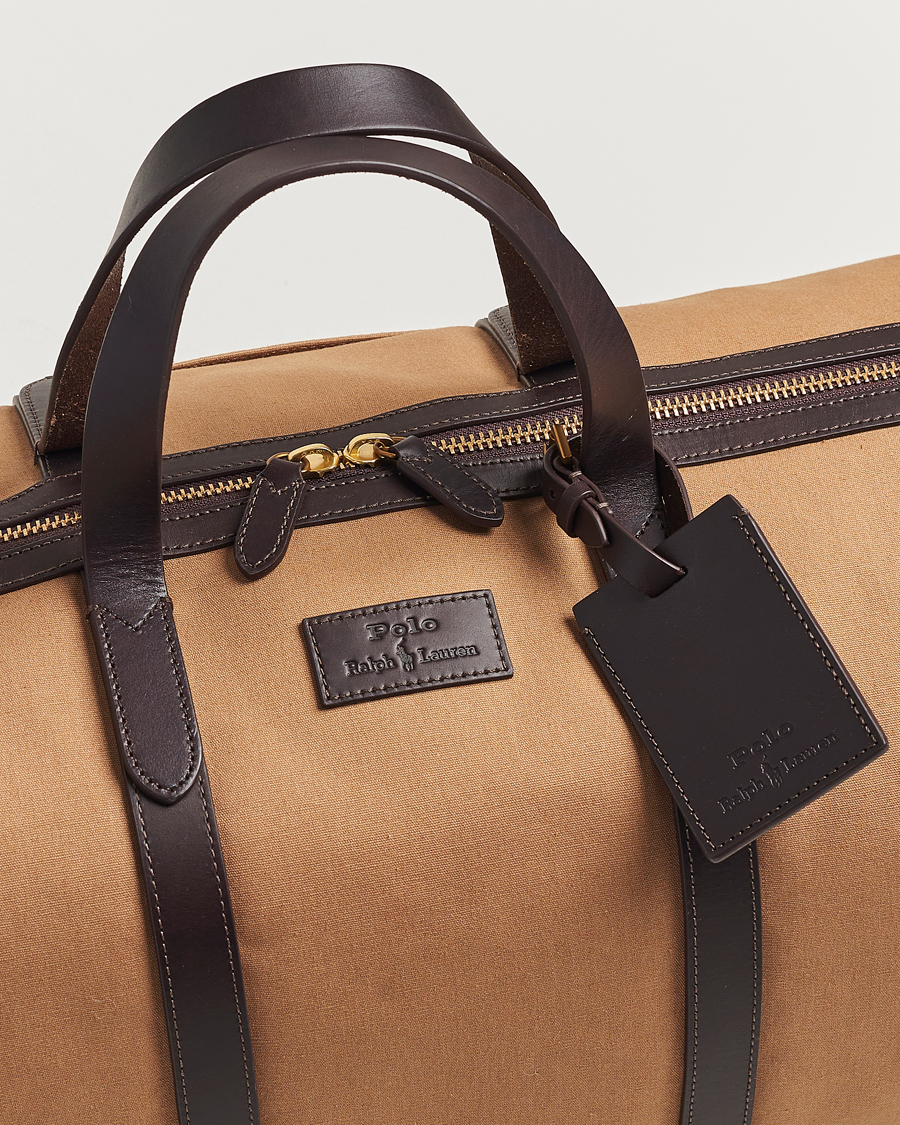 Herren | Polo Ralph Lauren Canvas/Leather Dufflebag Tan | Polo Ralph Lauren | Canvas/Leather Dufflebag Tan