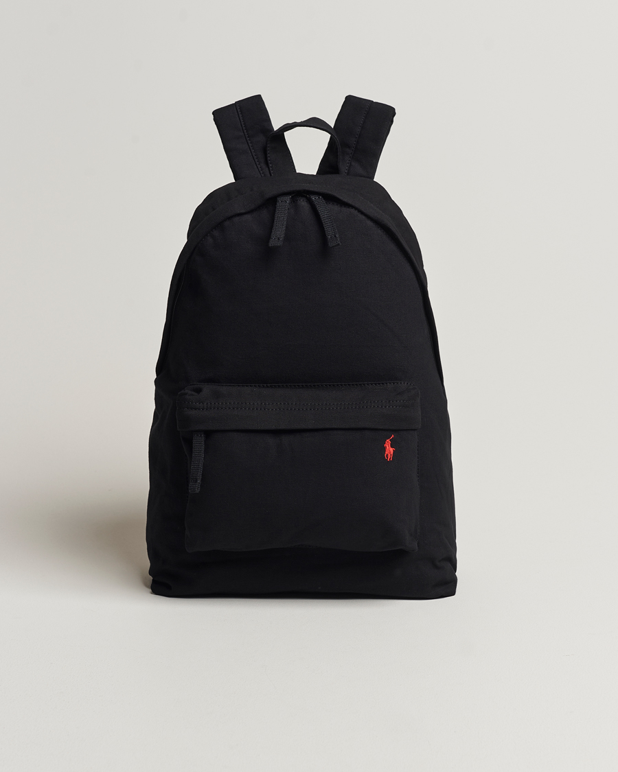 Herren | Polo Ralph Lauren Canvas Backpack Polo Black | Polo Ralph Lauren | Canvas Backpack Polo Black