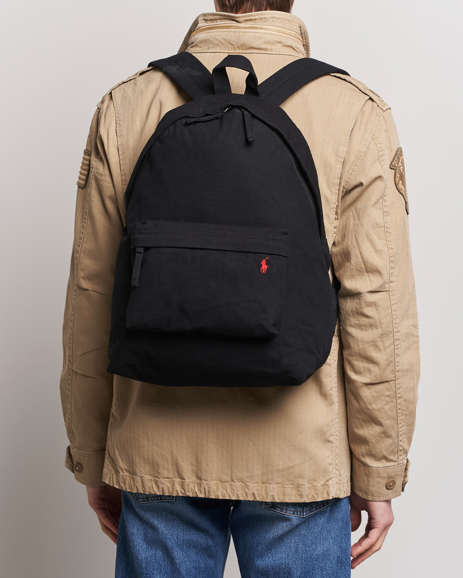 Herren | Polo Ralph Lauren Canvas Backpack Polo Black | Polo Ralph Lauren | Canvas Backpack Polo Black