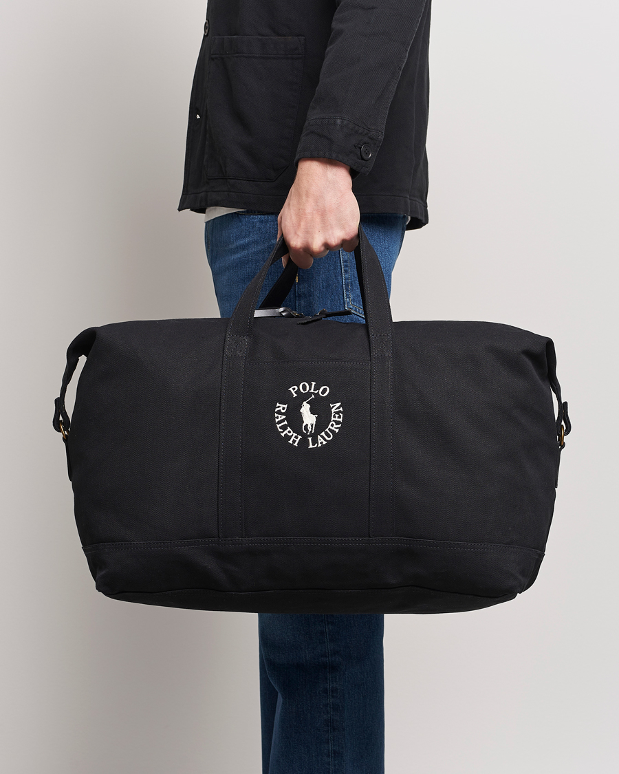 Men | Weekend Bags | Polo Ralph Lauren | Canvas Logo Dufflebag Black