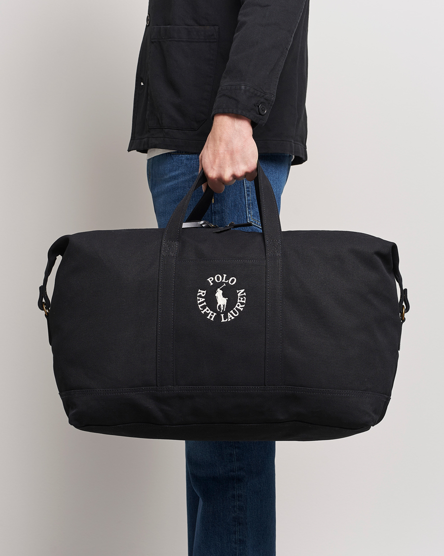 Herren | Weekender | Polo Ralph Lauren | Canvas Logo Dufflebag Black