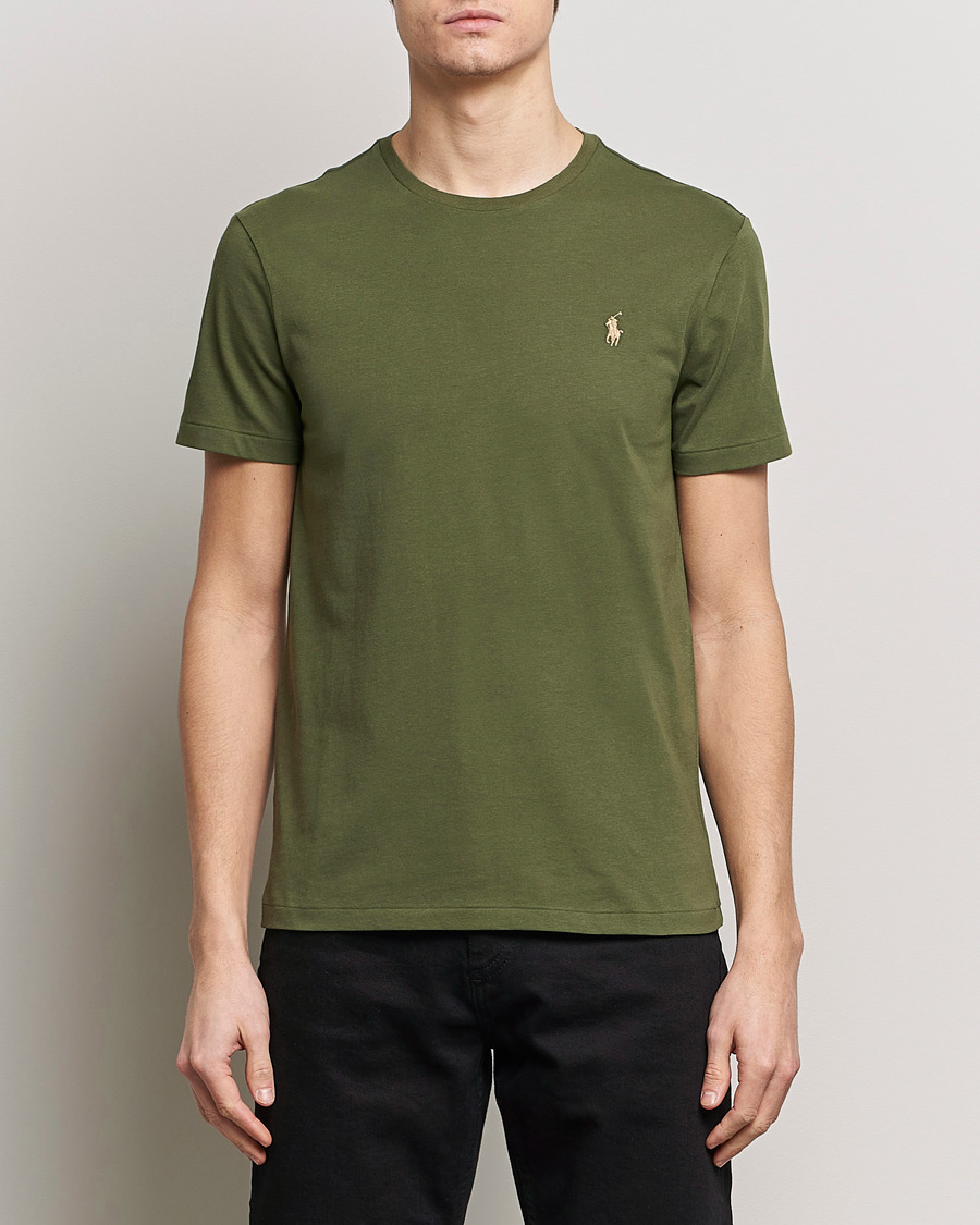 Herren | T-Shirts | Polo Ralph Lauren | Crew Neck T-Shirt Dark Sage