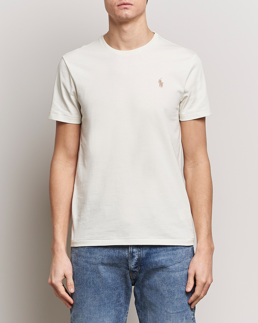 Herren | T-Shirts | Polo Ralph Lauren | Crew Neck T-Shirt Parchment Cream